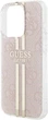 Панель Guess IML 4G Gold Stripe для Apple iPhone 14 Pro Max Pink (GUHCP14XH4PSEGP) - зображення 6