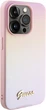 Панель Guess Saffiano Iridescent Script для Apple iPhone 14 Pro Max Pink (GUHCP14XPSAIRSP) - зображення 4