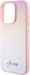 Панель Guess Saffiano Iridescent Script для Apple iPhone 14 Pro Max Pink (GUHCP14XPSAIRSP) - зображення 6