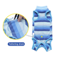 Костюм для восстановления собак WanTalk Striped Recovery Suit, Blue, S - изображение 6