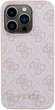 Панель Guess 4G Metal Gold Logo для Apple iPhone 15 Pro Pink (GUHCP15LG4GFPI) - зображення 3