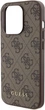 Etui Guess 4G Metal Gold Logo do Apple iPhone 15 Pro Brown (GUHCP15LG4GFBR) - obraz 6