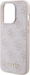 Панель Guess 4G Metal Gold Logo для Apple iPhone 15 Pro Pink (GUHCP15LG4GFPI) - зображення 6