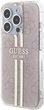 Панель Guess IML 4G Gold Stripe для Apple iPhone 15 Pro Pink (GUHCP15LH4PSEGP) - зображення 2
