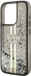 Панель Guess Liquid Glitter Gold Stripes для Apple iPhone 15 Pro Black (GUHCP15LLFCSEGK) - зображення 6