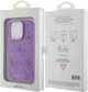 Панель Guess Leather 4G Stamped для Apple iPhone 15 Pro Light Purple (GUHCP15LP4EPMU) - зображення 8