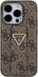 Etui Guess Grip Stand 4G Triangle Strass do Apple iPhone 15 Pro Brown (GUHCP15LPGS4TDW) - obraz 4