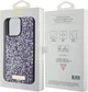 Панель Guess Rhinestone Metal Logo для Apple iPhone 15 Pro Purple (GUHCP15LPFGSBSP) - зображення 8