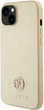 Etui Guess Leather 4G Metal Logo Strass do Apple iPhone 13/14/15 Gold (3666339151003) - obraz 2