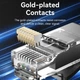 Патч корд сетевой кабель LAN RJ45 Vention Ethernet Patch Cable (1.5m, 1Gbps, Cat5e, UTP). Black - изображение 8