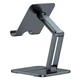 Подставка для планшета настольная Baseus Desktop Biaxial Foldable Metal Stand (4,7"-13", Алюминий). Grey - изображение 8