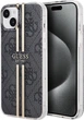 Панель Guess IML 4G Gold Stripe для Apple iPhone 15 Plus/14 Plus Black (GUHCP15MH4PSEGK) - зображення 1