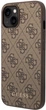Панель Guess 4G Metal Gold Logo для Apple iPhone 15 Plus/14 Plus Brown (GUHCP15MG4GFBR) - зображення 2