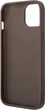Панель Guess 4G Metal Gold Logo для Apple iPhone 15 Plus/14 Plus Brown (GUHCP15MG4GFBR) - зображення 7