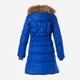 Детское зимнее пальто для девочки Huppa Yacaranda 12030030-70035 128 см Синее (4741632039384) - изображение 2