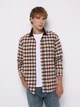 Рубашка хлопковая мужская Colin's CL1077329BRW M Brown (8684890015041) - изображение 1