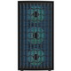 Геймерський корпус для ПК Miditower, сталь та пластик, ARGB підсвічування, ATX/Micro ATX/Mini-ITX, чорний - зображення 2