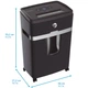 Знищувач документів HP Pro Shredder 18CC, A4, 80g х 18 листів, 4*35, 25 л., P-4 - зображення 5