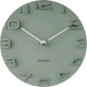 Настінний годинник Karlsson Edge 42 см Темно-зелений (8714302686689) - зображення 1