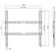Кронштейн для ТВ AGN AGN70-440F фіксований/32'-70'/45 кг/max.VESA 400x400/Black - изображение 5