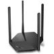 Wi-Fi роутер Mercusys, Wi-Fi 6, MU-MIMO, MESH, 1 Гбит/с, черный - изображение 2