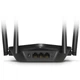 Wi-Fi роутер Mercusys, Wi-Fi 6, MU-MIMO, MESH, 1 Гбит/с, черный - изображение 3