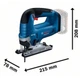Электролобзик Bosch GST 185-LI 1xGBA 18V 4.0Ah (06015B3023) - изображение 2