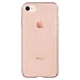 Чехол прозрачный силиконовый Spigen Liquid Crystal для Iphone 7/8/SE 2/3 2020/2022 (4.7") Rose Quartz Glitter 042CS21419 - изображение 1