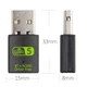 USB Wi-Fi Bluetooth адаптер для ПК и ноутбука WIFI 2.4/5ГГц і BT 5 600 Mbps USB вай фай 2в1 - изображение 3