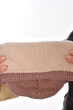 Шапка жіноча на флісі пудрового кольору Fashion (208472) - зображення 3