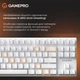 Клавиатура GamePro Genesis Joker MK124W Outemu Red Swithes USB White - изображение 16