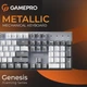 Клавіатура GamePro Genesis Metallic MK144G Outemu Red Swithes USB Gray - изображение 7
