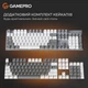 Клавиатура GamePro Genesis Metallic MK144G Outemu Red Swithes USB Gray - изображение 15