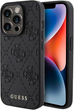 Панель Guess Leather 4G Stamped для Apple iPhone 15 Pro Max Black (3666339150198) - зображення 1