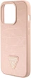 Панель Guess Croco Triangle Metal Logo для Apple iPhone 15 Pro Max Pink (3666339152291) - зображення 6