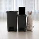 Ведро для мусора MBM HOME с крышкой и педалью BIN-01 10L ANTHRACITE Антрацитовое - изображение 6