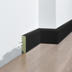 Плинтус накладной FSPRO 1040F3 МДФ 2,5 м Черный (P.MDF1040F3W) 1 м. п. - изображение 1