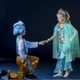 Детская накидка шлейф для девочки детей 2 - 8 лет 95 - 134 смпавлин восточная красавица жасмин на праздник утро день рождения до платья - изображение 3