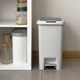 Ведро для мусора MBM HOME с крышкой и педалью BIN-01 20L GRAY серое - изображение 2