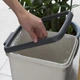 Ведро для мусора MBM HOME BIN-02 12L GRAY пластиковое серое - изображение 6