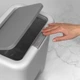 Ведро для мусора MBM HOME с крышкой и педалью BIN-03 18L GRAY пластиковое серое - изображение 4