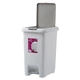 Ведро для мусора MBM HOME с крышкой и педалью BIN-01 45L GRAY серое - изображение 3