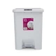 Ведро для мусора MBM HOME с крышкой и педалью BIN-03 18L GRAY пластиковое серое - изображение 9