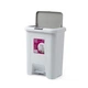 Ведро для мусора MBM HOME с крышкой и педалью BIN-03 18L GRAY пластиковое серое - изображение 10