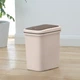 Ведро для мусора MBM HOME BIN-04 6L BEIGE пластиковое бежевое - изображение 1