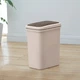 Ведро для мусора MBM HOME BIN-04 10L BEIGE пластиковое бежевое - изображение 1