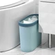 Відро для сміття вузьке MBM HOME BIN-08 10L BLUE пластикове блакитне - зображення 2