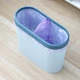 Відро для сміття вузьке MBM HOME BIN-08 10L BLUE пластикове блакитне - зображення 4