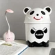 Ведро для мусора детское Панда MBM HOME BIN-07 3,2L WHITE белое - изображение 1