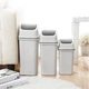 Ведро для мусора MBM HOME с крышкой BIN-12 6L GRAY Серое - изображение 5